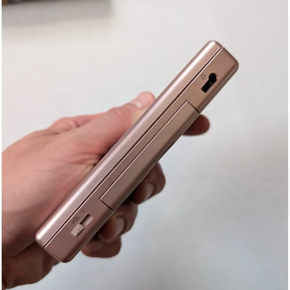READ Nintendo DS Lite Rose Metallic Pink In Box Broken Hinge Tested Working